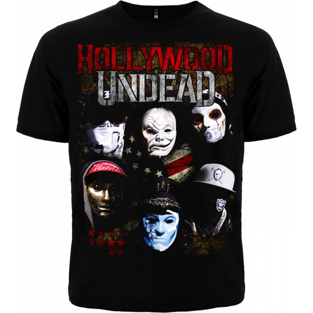 

Футболка Rockway Hollywood Undead Черный , Размер XXL