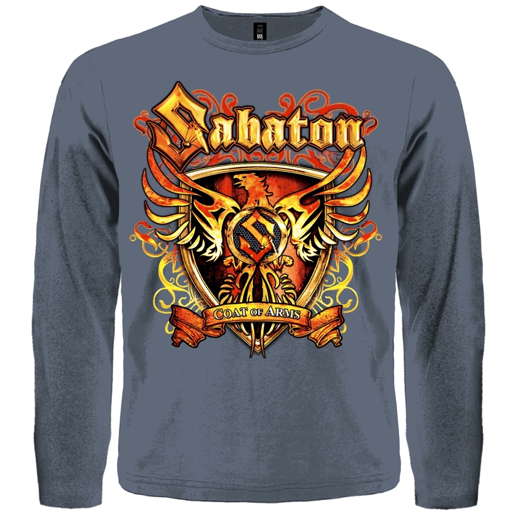 

Футболка с длинным рукавом Rockway Sabaton "Coat of Arms" (серая) Серый , Размер, Футболка с длинным рукавом Rockway Sabaton "Coat of Arms" (серая) Серый , Размер S
