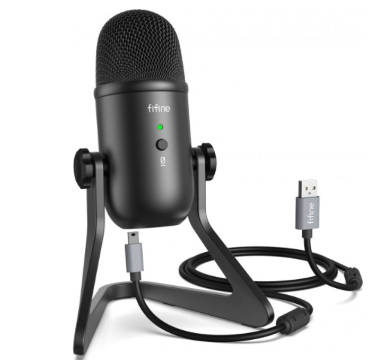 

Студийный микрофон конденсаторный Fifine K678/ USB микрофон для ПК и ноутбука