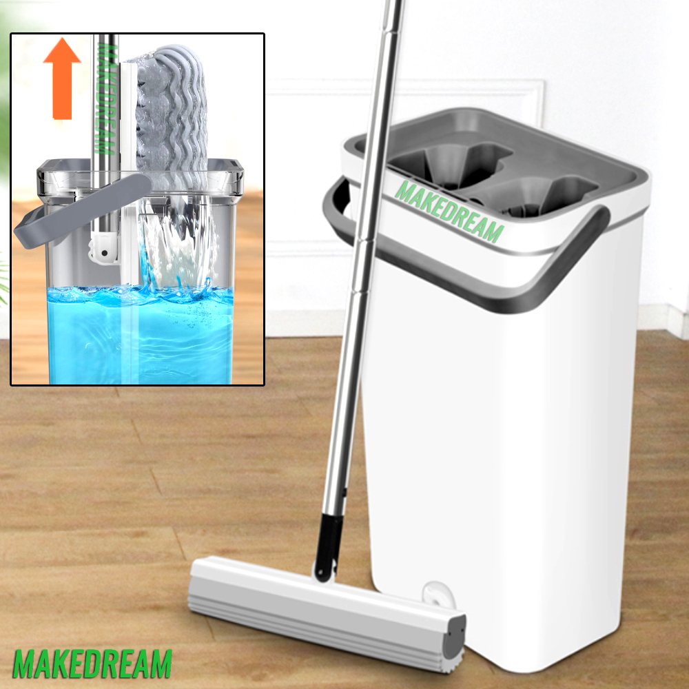 

Комплект для уборки Швабра лентяйка с ведром Easy Cleaning Pro PVA с автоматическим отжимом и складной ручкой (AVMD-01)