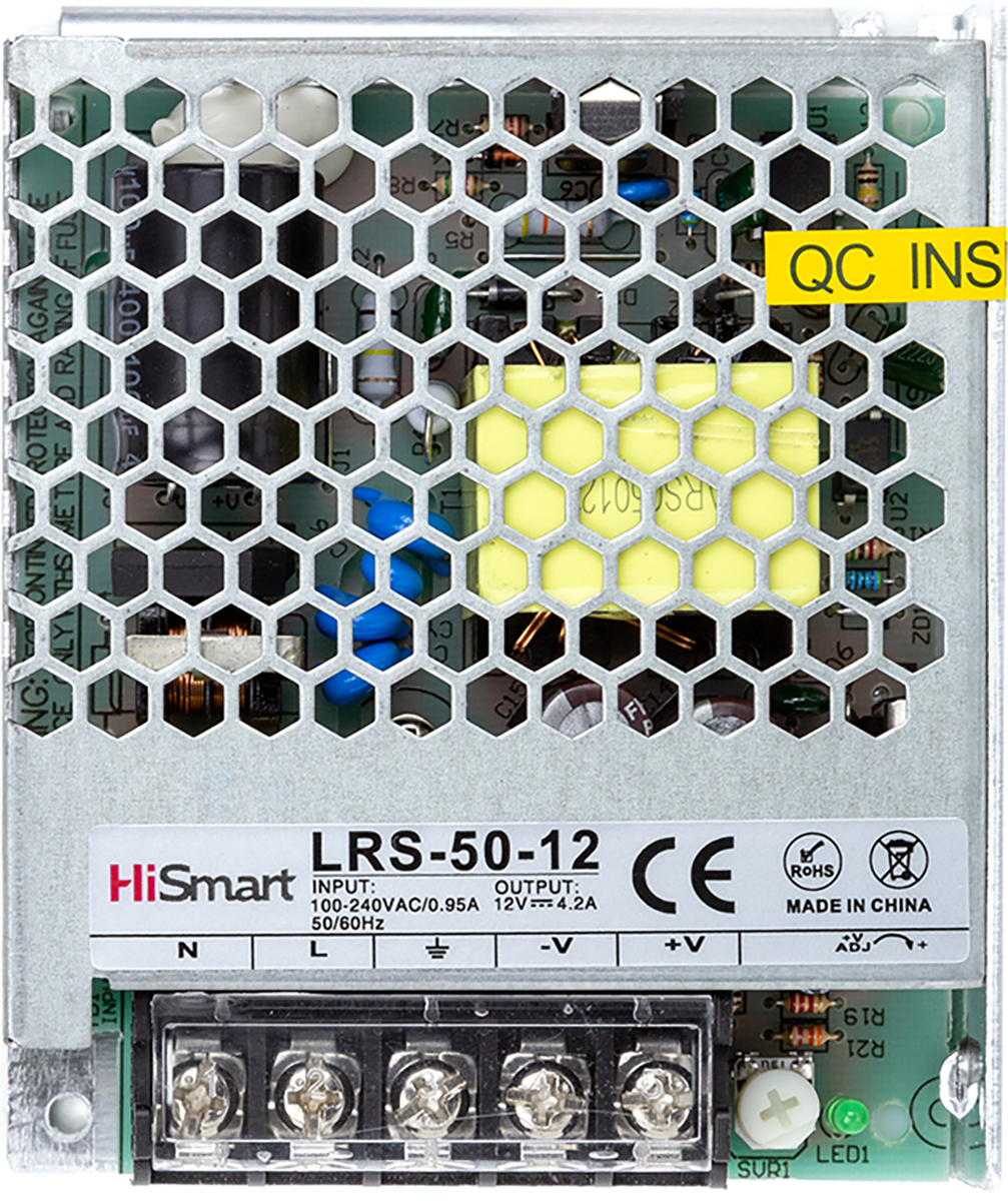 

Блок питания HiSmart 12V 4.2A 50W (LRS-50-12)