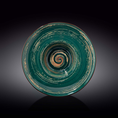 

Тарелка глубокая Wilmax Spiral Green WL-669526 / A (27 см)
