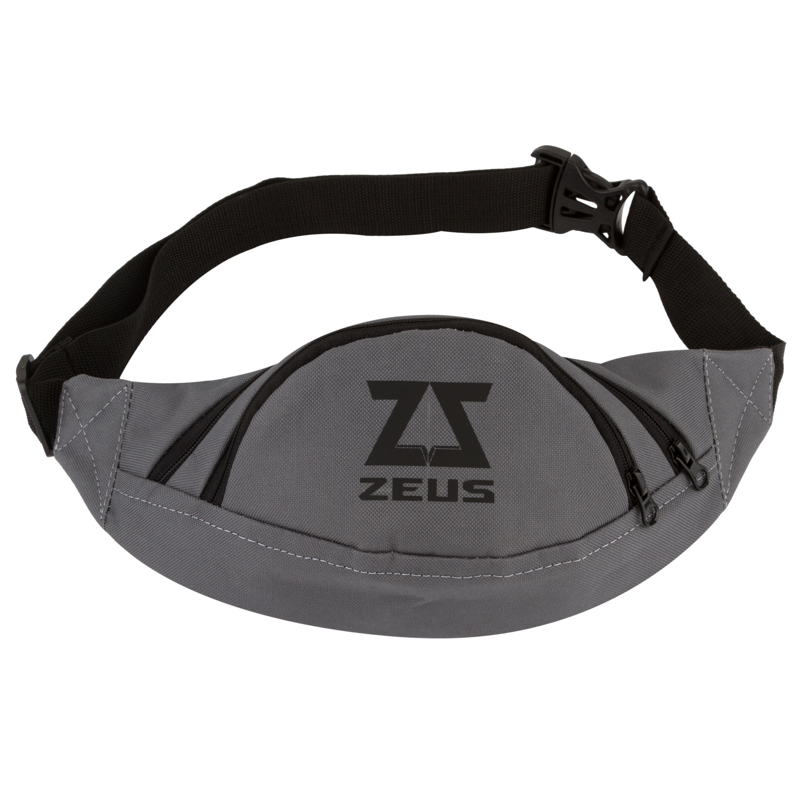 

Спортивная поясная сумка бананка ZEUS Moon серая