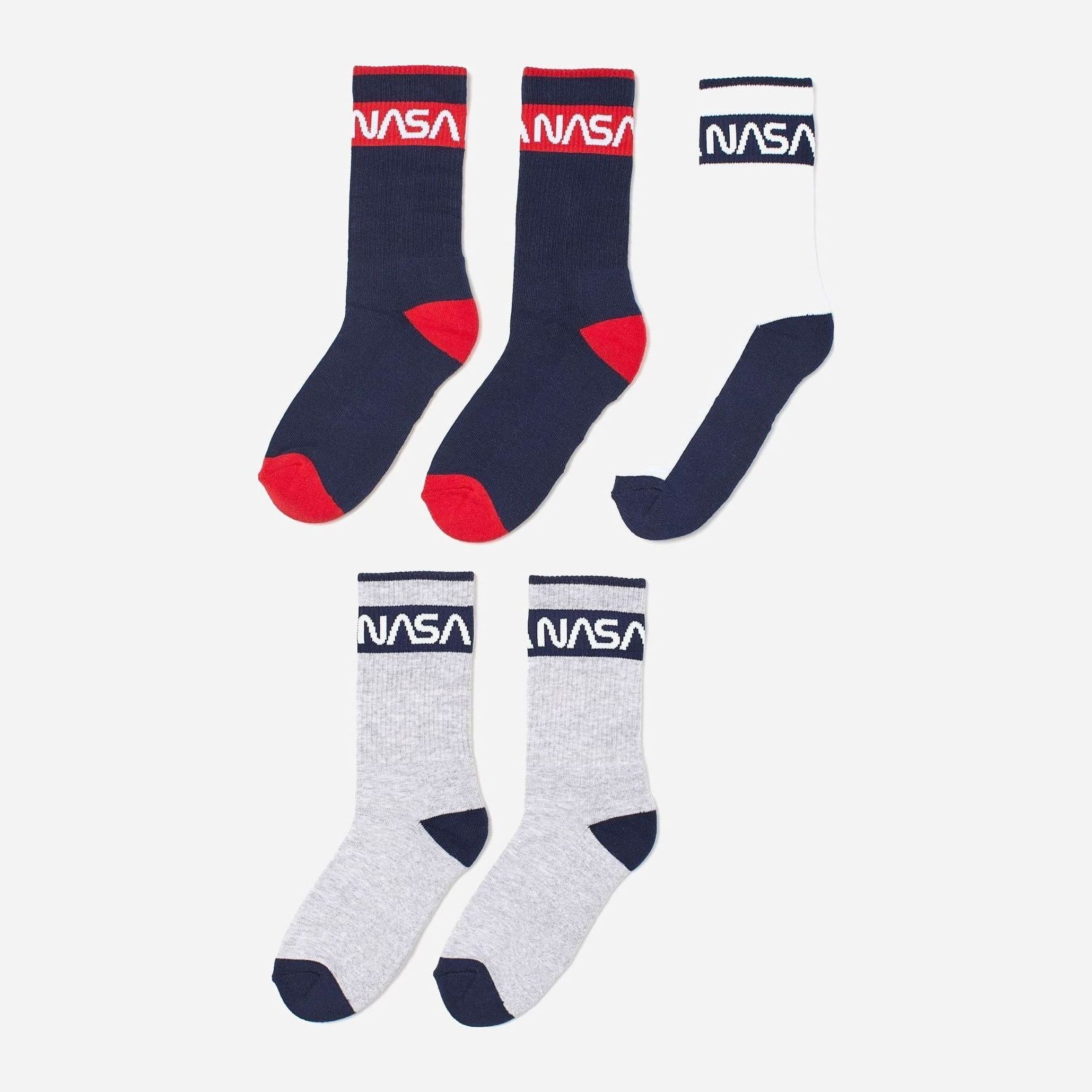

Набор носков H&M 1308-4993680 37-39 5 пар Темно-синий/Серый/Белый