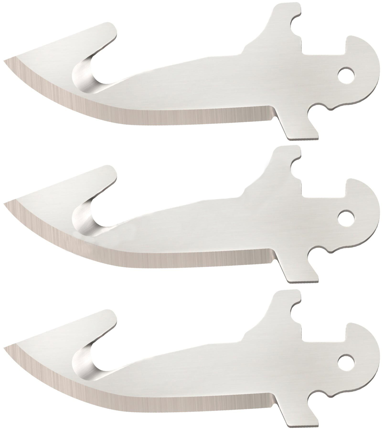 

Клинок ножа Cold Steel Click-N-Cut Gut Hook , 3шт/уп (1260.15.06)
