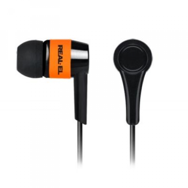

Наушники REAL-EL Z-1005 Black/Orange