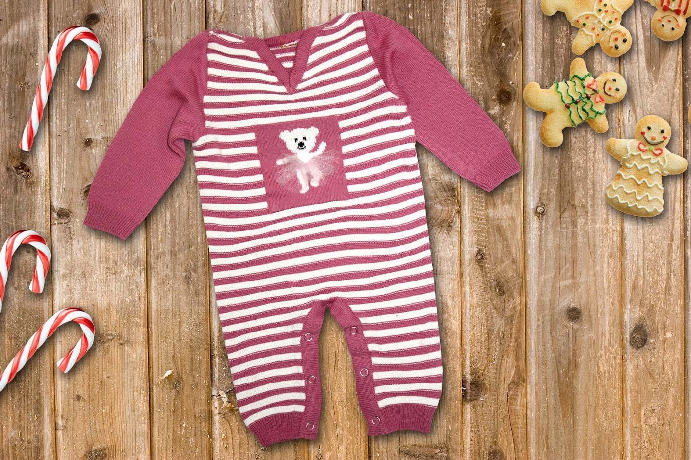 

Человечек теплый Letoni Bear 80см розовый