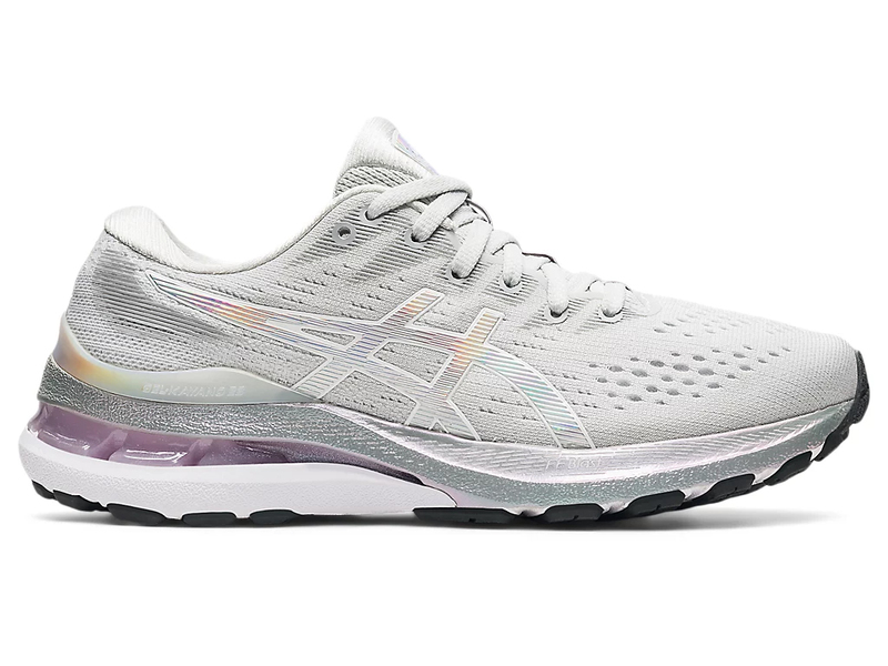 

Женские кроссовки для бега Asics GEL-KAYANO 28 PLATINUM 1012B133-020 GREY 2021 39 (EU), 24,5 (CM), 7,5 (US)