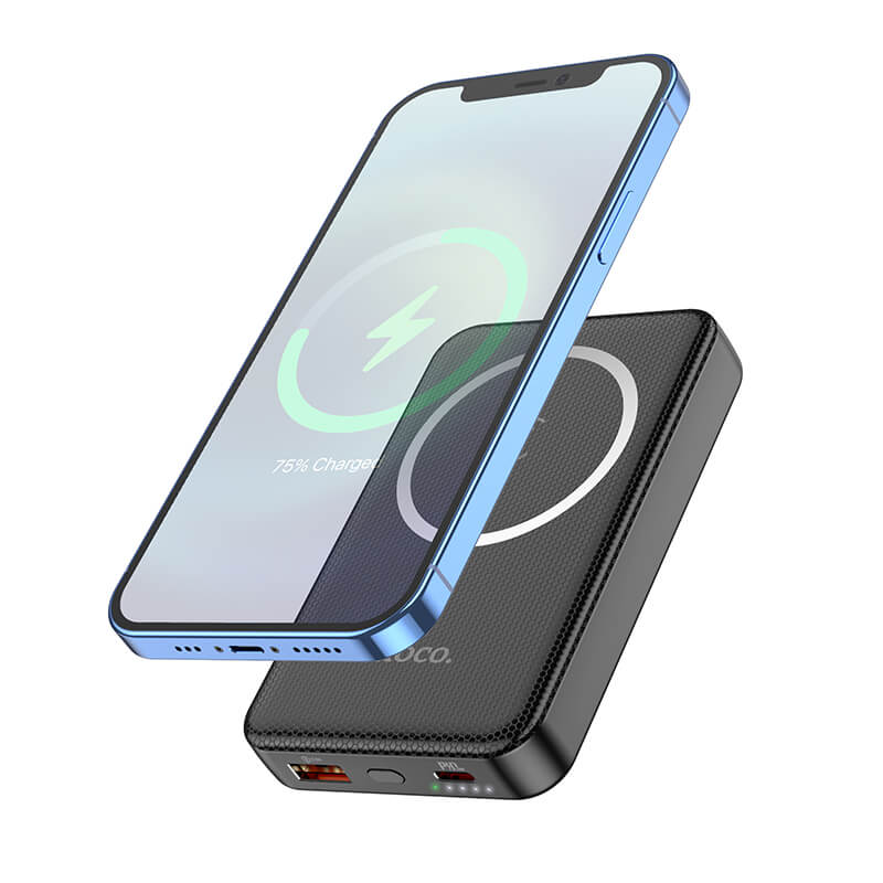 

Повербанк с беспроводной зарядкой УМБ HOCO J79 Power Bank 10000mAh |1USB/1Type-C, QC/PD, 20W, 5A| Черный