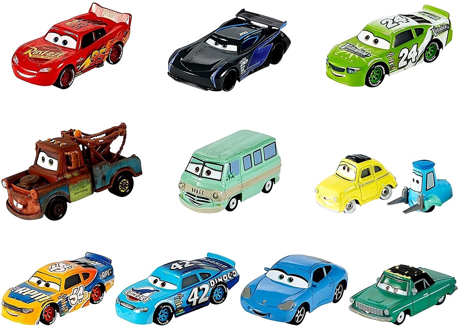 

Набор автомобилей Тачки 3 Mattel Disney Pixar Cars 10 Metal Vehicles 10 шт. (HBW15)