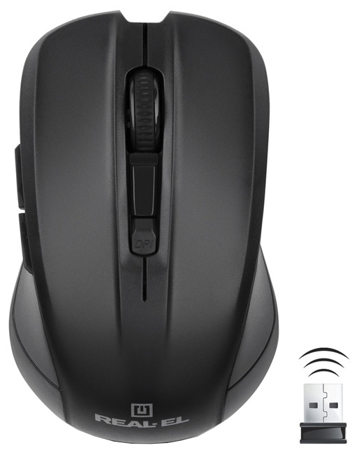 

Мышь Real-El RM-307 Wireless Black (EL123200034)
