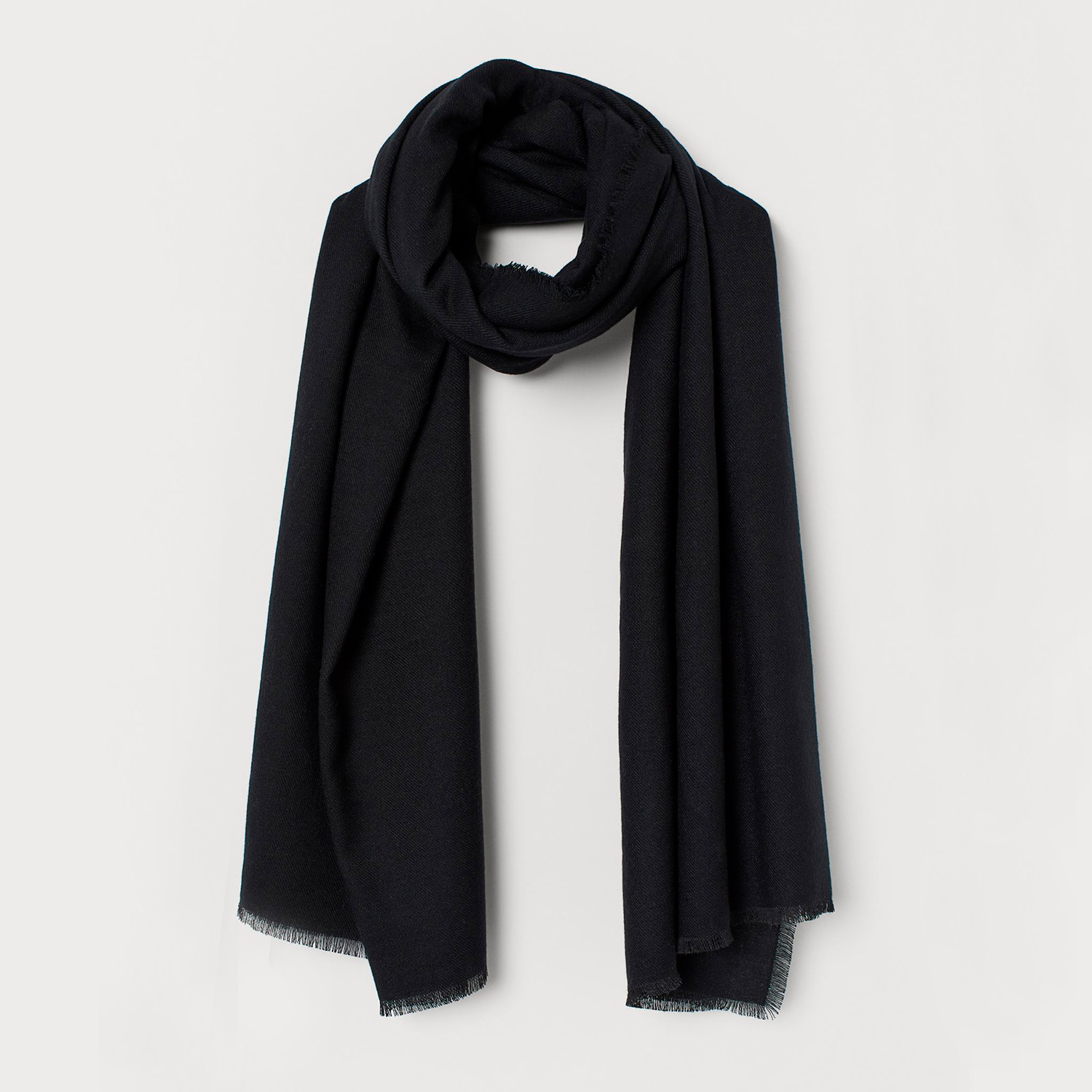 

Палантин H&M 7579040wtr 220 х 110 см Черный
