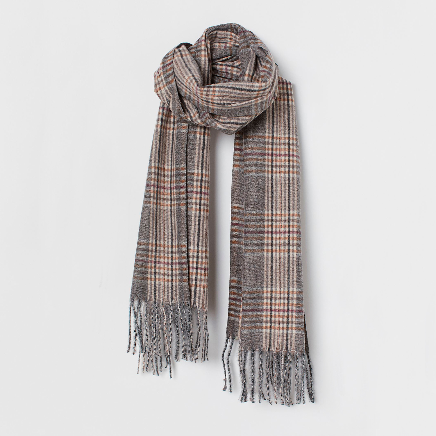 

Шарф H&M 7620152Awtr 180 х 50 см Серый
