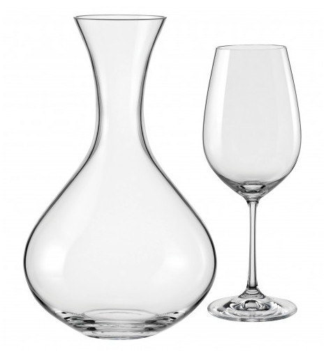 

Набор для вина 7 предметов Viola Bohemia 31AA8/1500/7