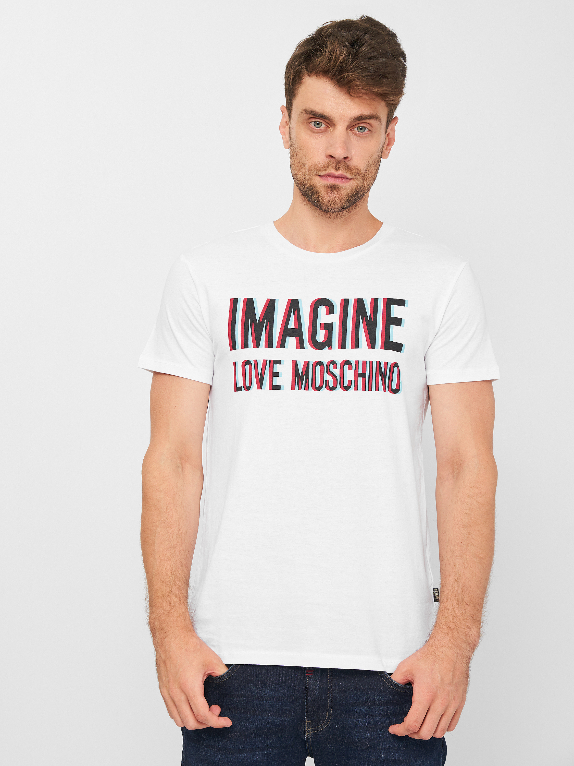 

Футболка Love Moschino 8182.1  (46) Белая, Футболка Love Moschino 8182.1 M (46) Белая