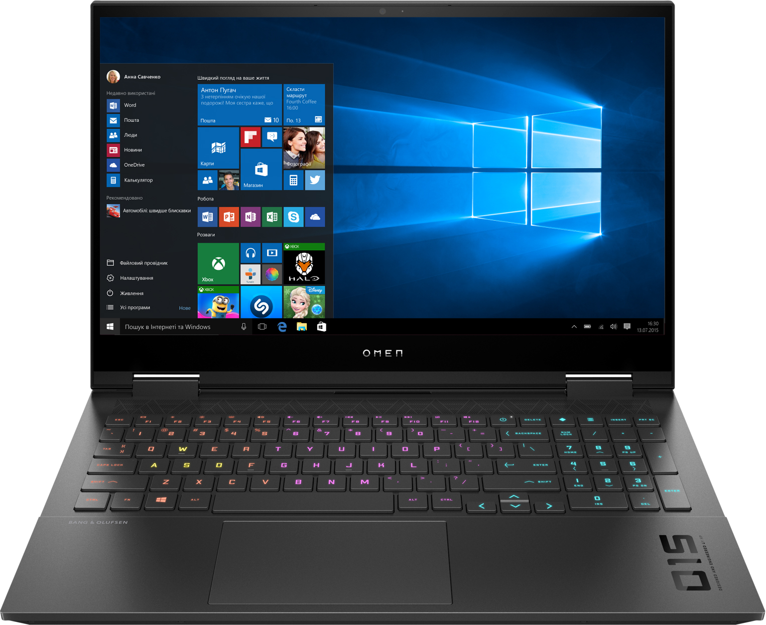 

Ноутбук HP Omen 15-ek1013ua (422M6EA) Black