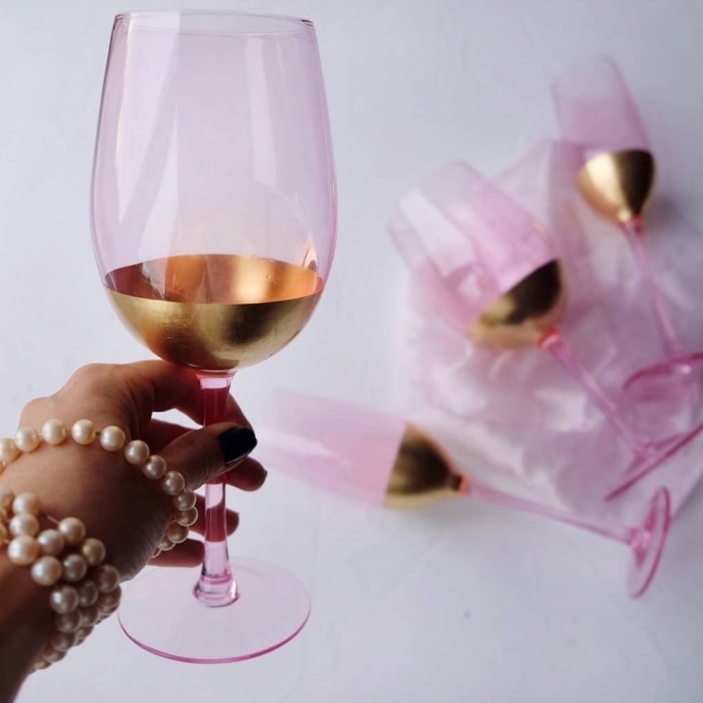 

Набор бокалов DS Pink Gold для вина 625 мл 4 шт