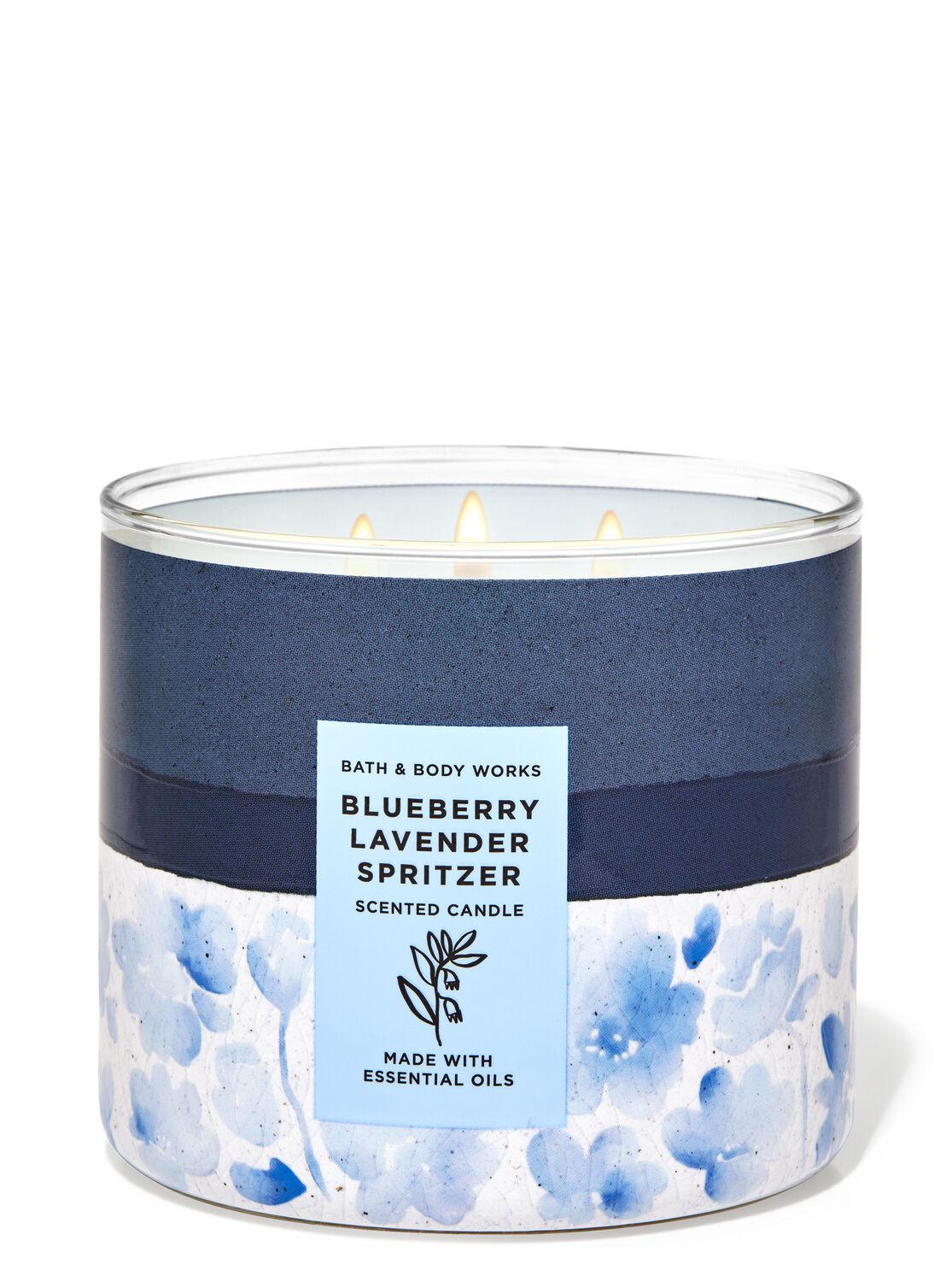 

Свеча ароматизированная Bath & Body Works BLUEBERRY LAVENDER SPRITZER Bath and Body Works BBW0251W 411 г Синий