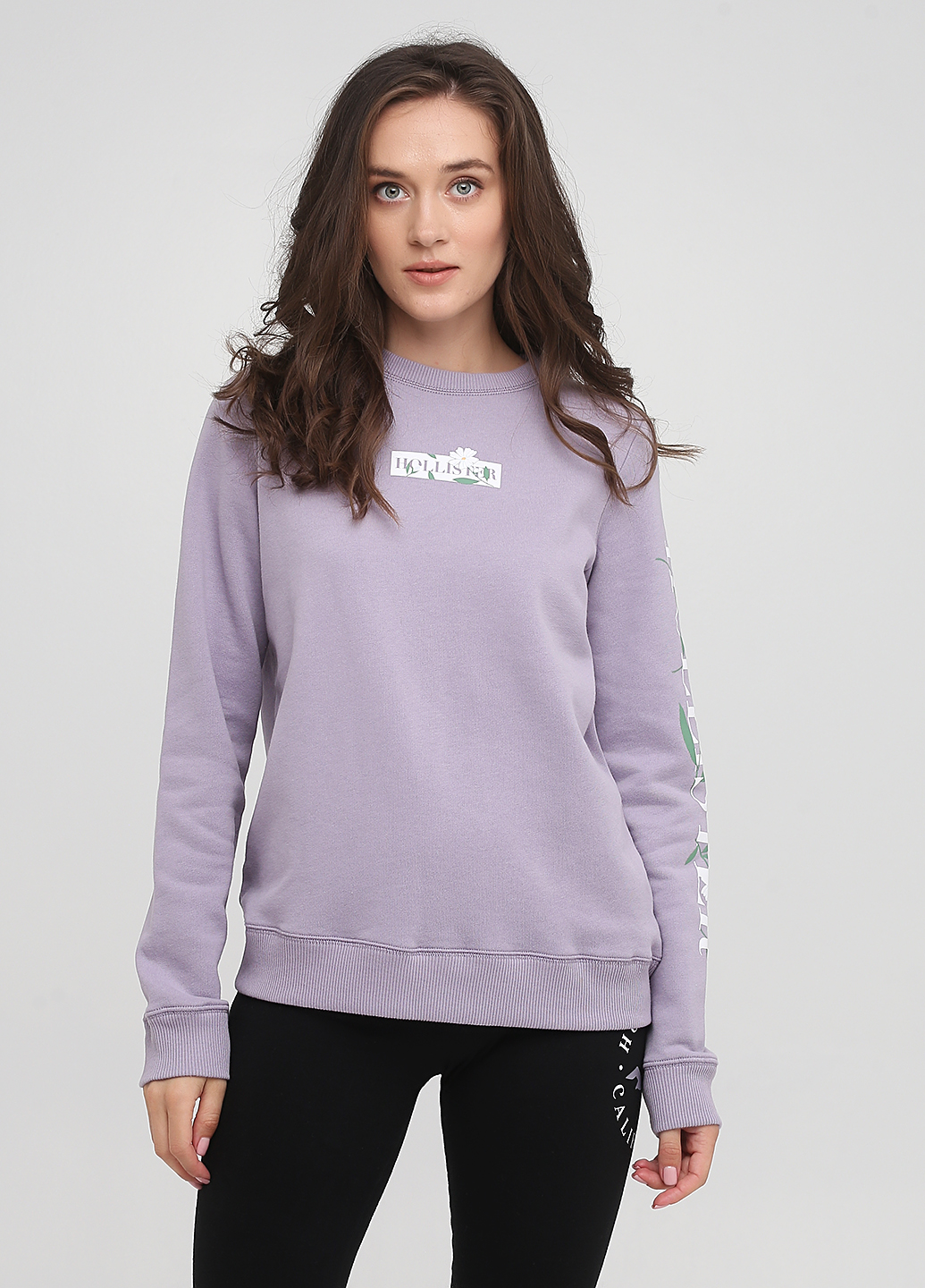 

Свитшот женский - свитшот Hollister HC8747W S Светло-фиолетовый