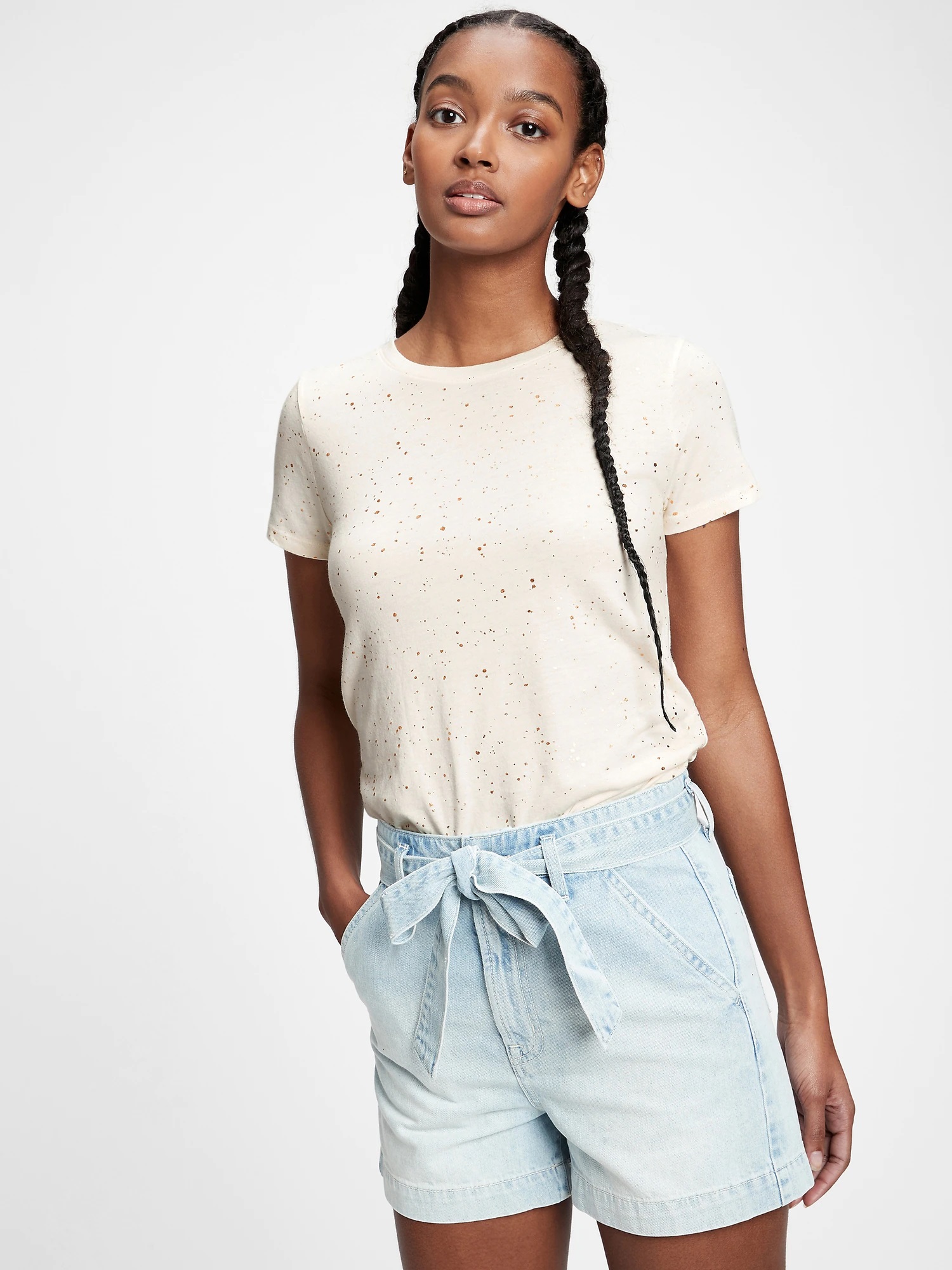 

Футболка GAP GA0764W  Молочный, Футболка GAP GA0764W S Молочный
