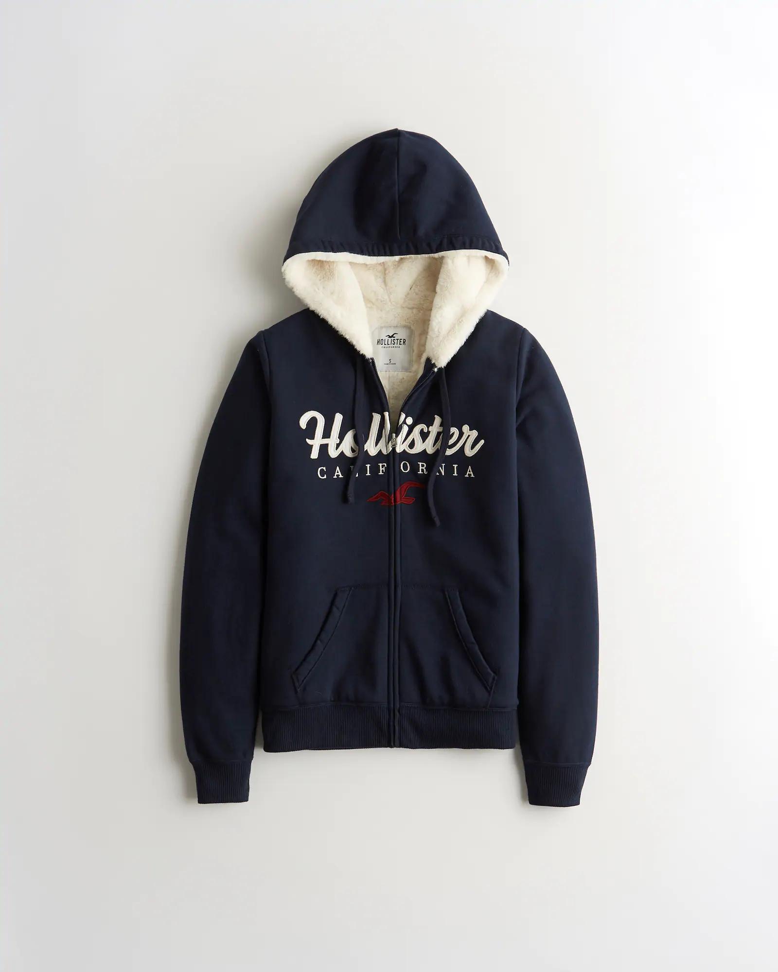 

Толстовка женская - толстовка Hollister HC8635W XS Темно-синий