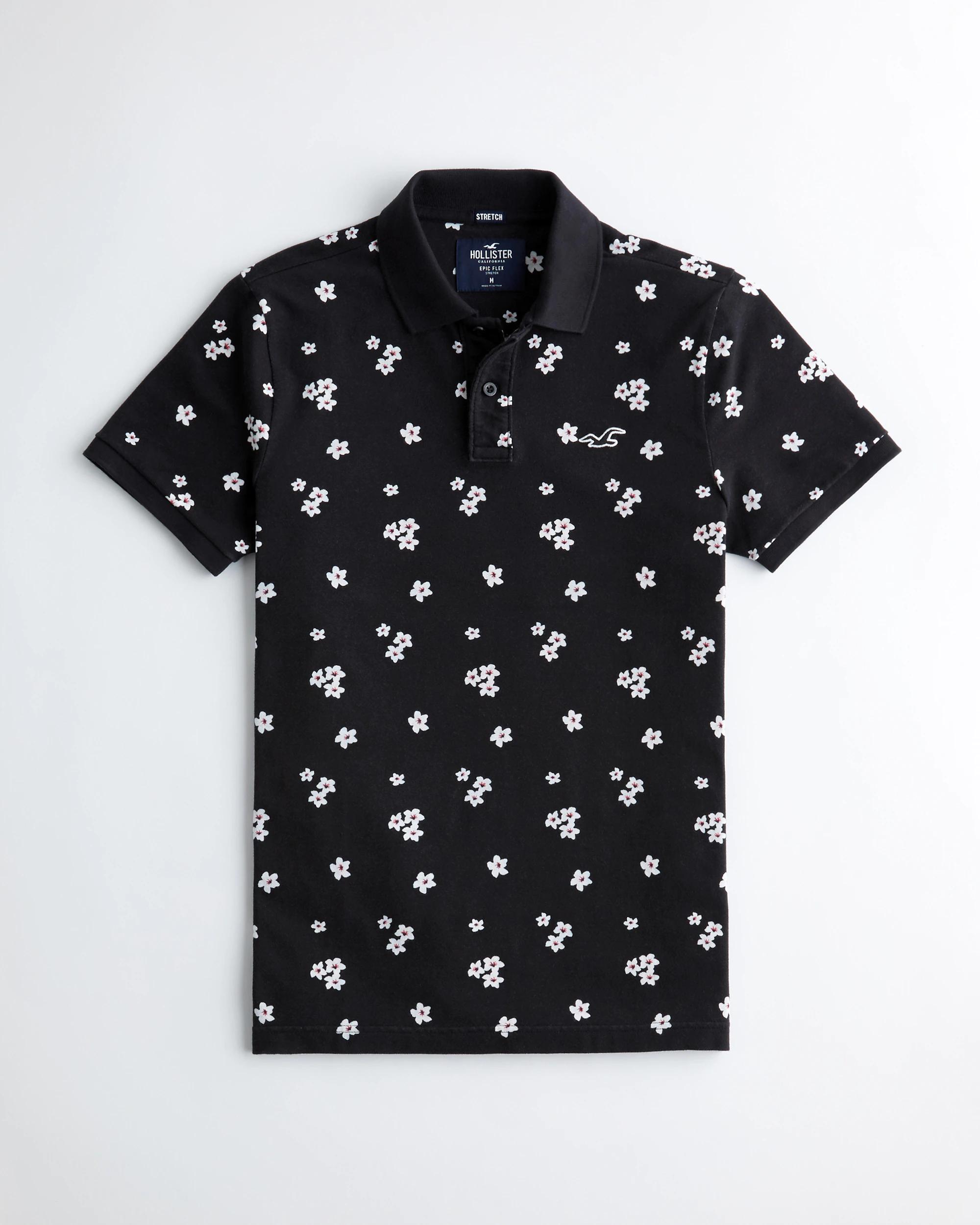 

Поло мужское - поло Hollister HC8674M M Черный