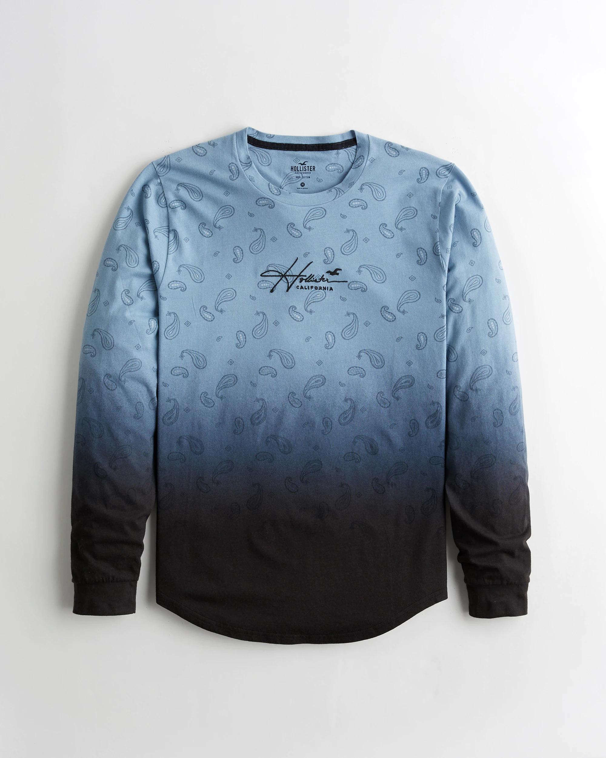 

Лонгслив Hollister HC8843M L Синий
