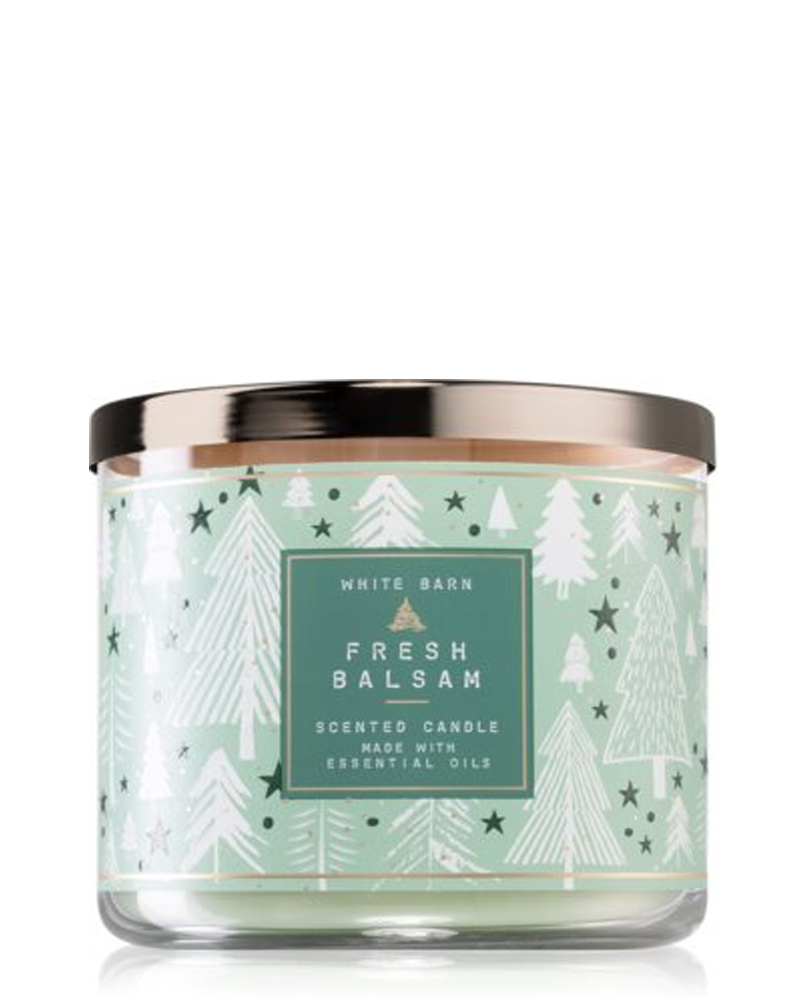 

Свеча ароматизированная FRESH BALSAM Bath & Body Works BBW0162W 411 г Зелёный