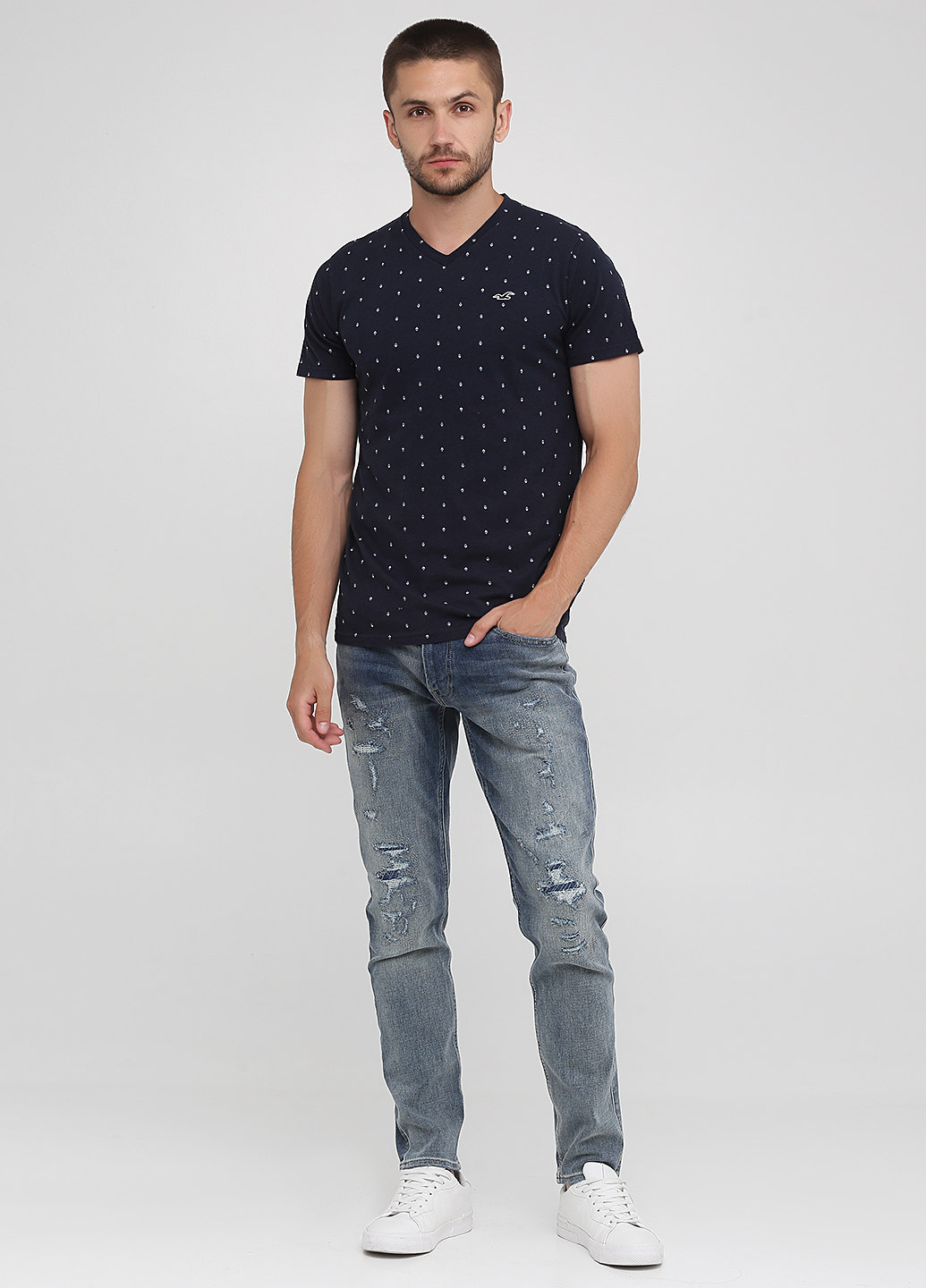 

Джинсы Super Skinny Abercrombie & Fitch AF8495M 32x32 Голубой