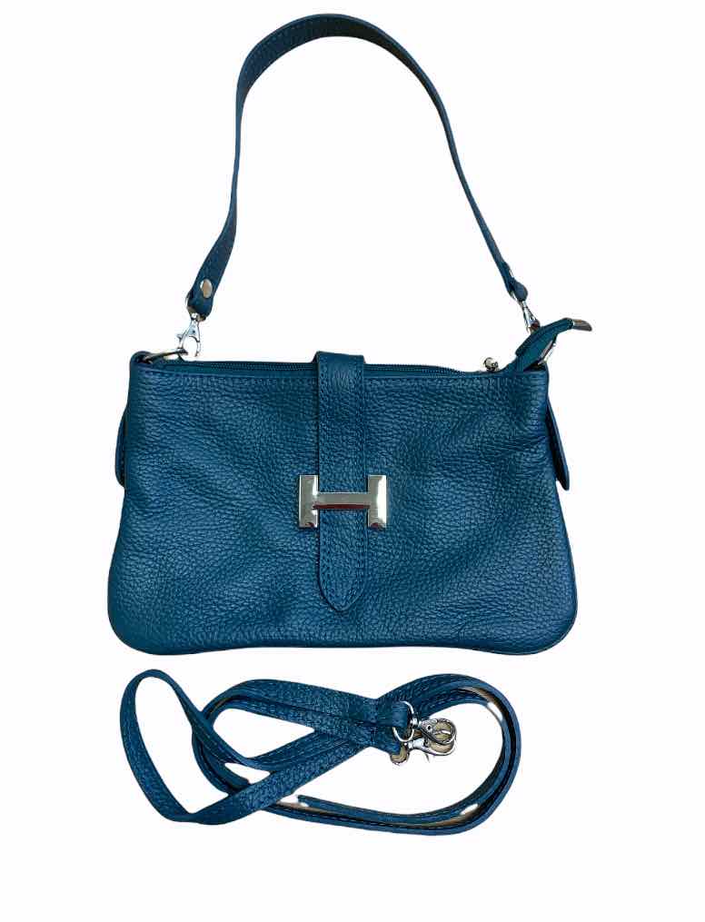 

Клатч Italian Bags 3361_petrolio Кожаный Синий