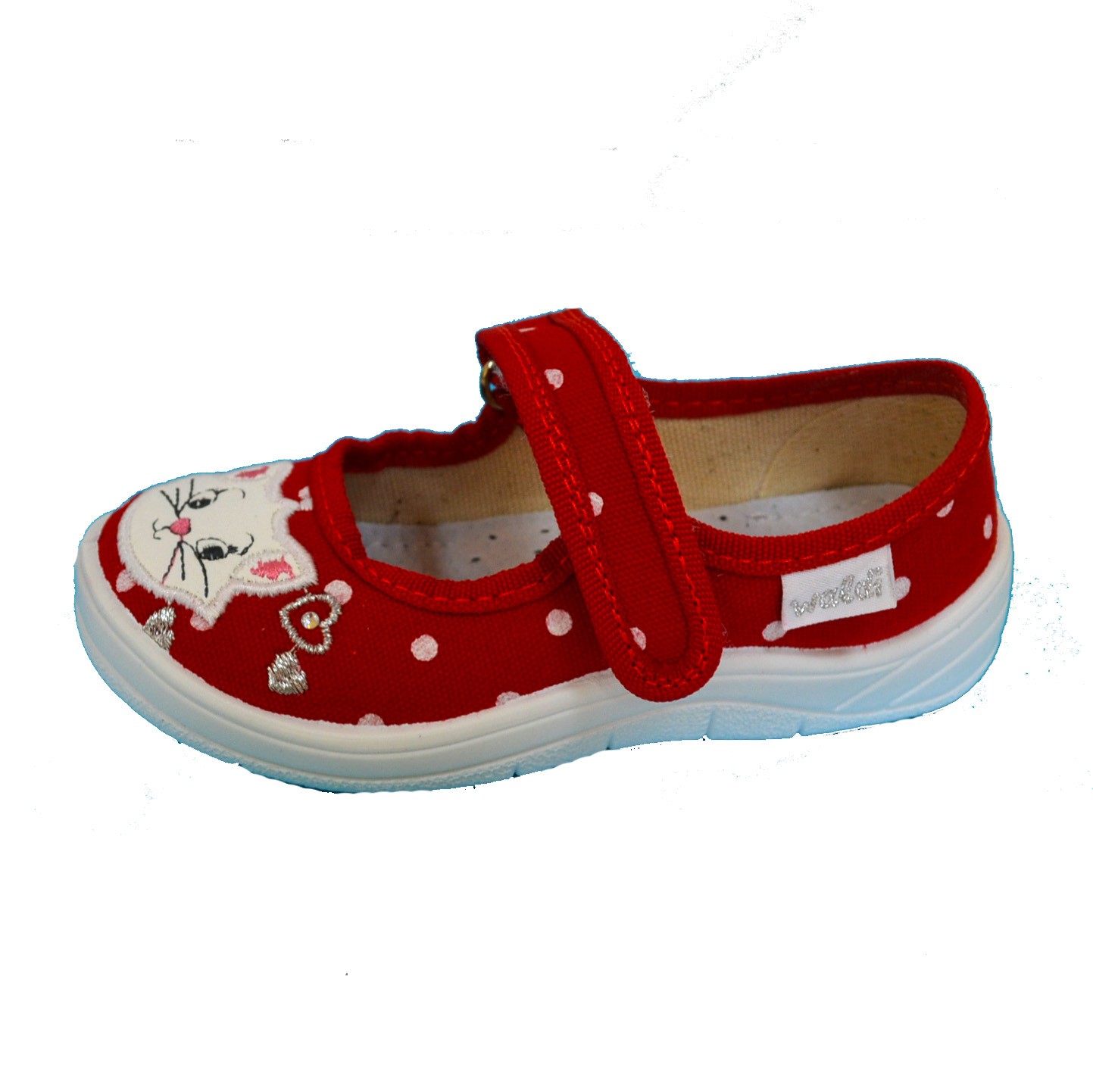 

Тапочки для девочек Waldi Алина киса горошек 24(р)