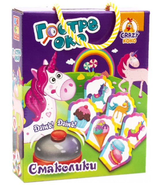 

Игра со звонком Vladi Toys Зоркий глаз Вкусняшки (рус) (VT8010-11)