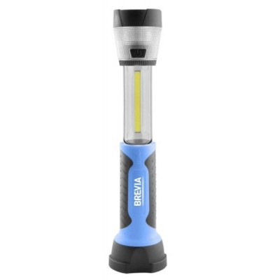 

Фонарь Brevia LED 3W COB + 1W LED + 8LED кеппинг, 300lm, 2000mAh, адаптер (11330)