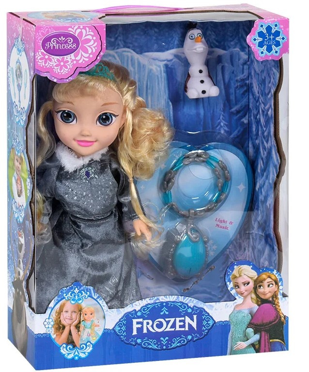 

Кукла "Frozen" ZT 8799 C подсветка, песня светится платье, кулон от 2 лет, Подарок для девочки, Кукла Холодное