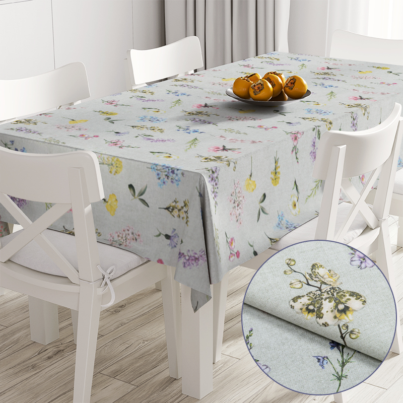 

Скатерть с акриловым покрытием Time Textile Flo Разноцветный TT170068 140x180
