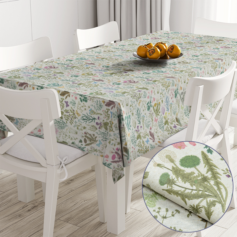 

Скатерть с акриловым покрытием Time Textile Wildflowers Разноцветный TT170078 140x180