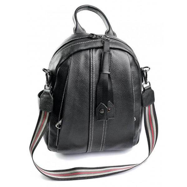 

Женский рюкзак кожаный Parse 1111 Black
