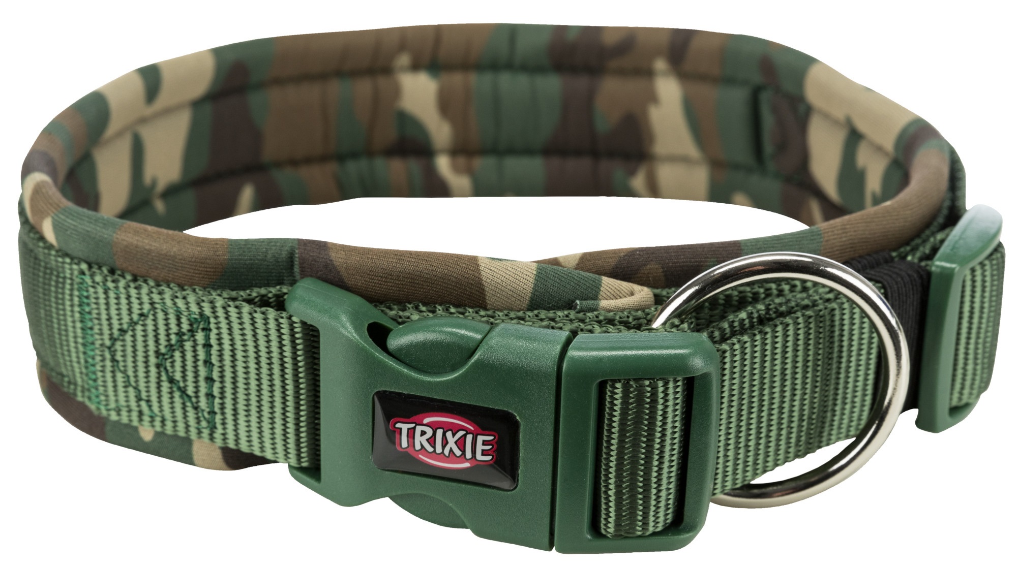 

Ошейник для собак Trixie Premium с неопреновой подкладкой L 49–55 см/25 мм Камуфляж/Лесной