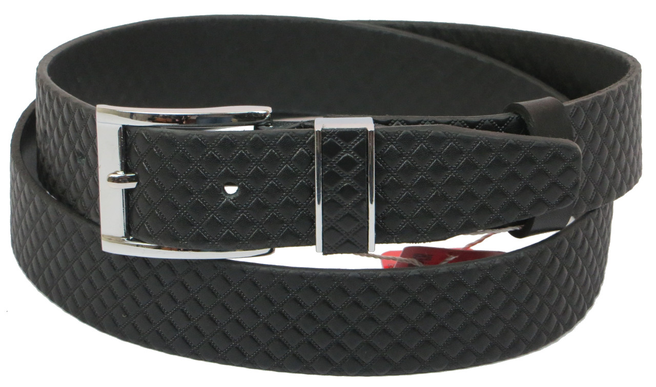 

Кожаный ремень мужской Skipper 125-145х3,5 см Черный