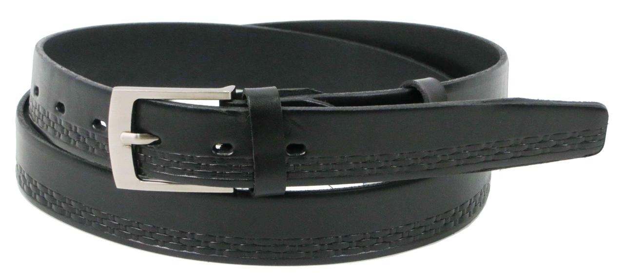 

Кожаный ремень мужской Always Wild 115-135х3 см Черный