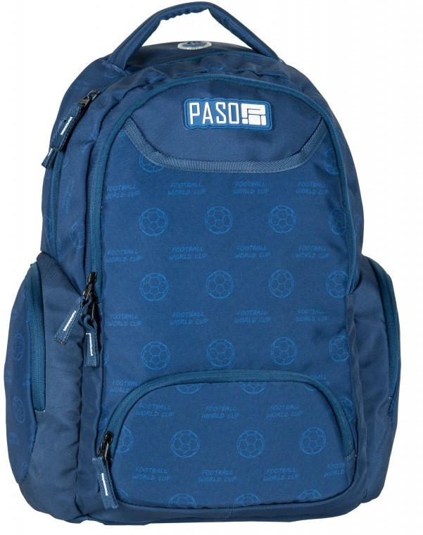 

Рюкзак молодежный PASO 32х46х16 см Синий