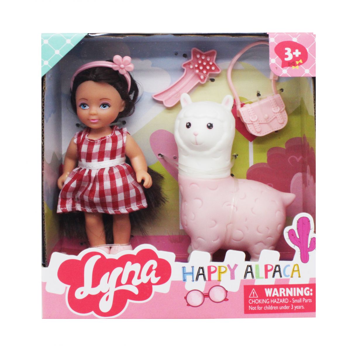 

Игровой набор Happy Alpaca розовый Lyna (4616) (157068)