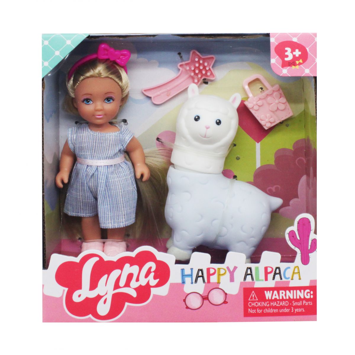 

Игровой набор Happy Alpaca голубой Lyna (4616) (157069)