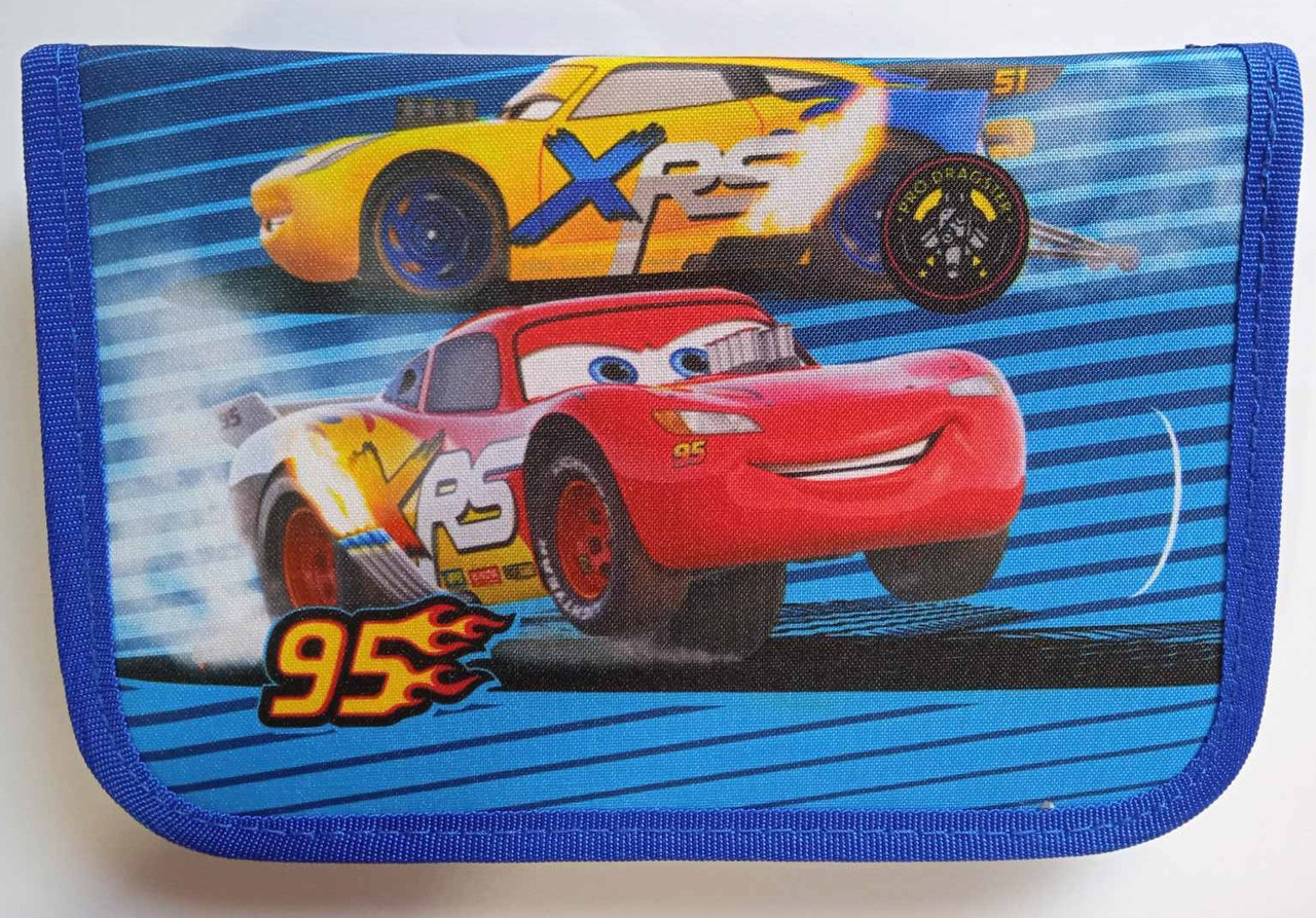 

Пенал Hipe 931086 1 Отделение 2 отворота "Cars" 21*13,5*4 см