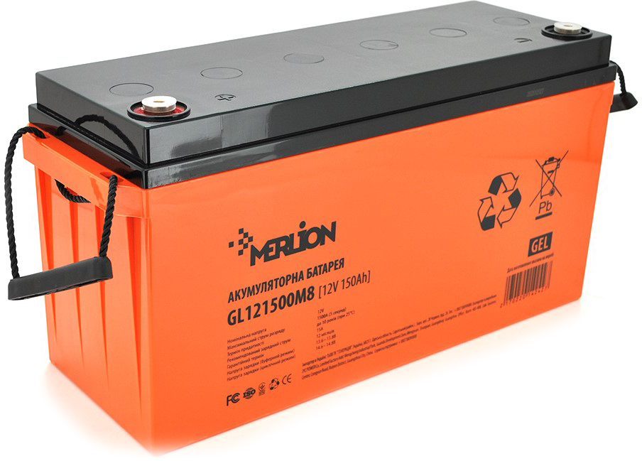 

Акумуляторна батарея MERLION GL121500M8 12 V 150 Ah