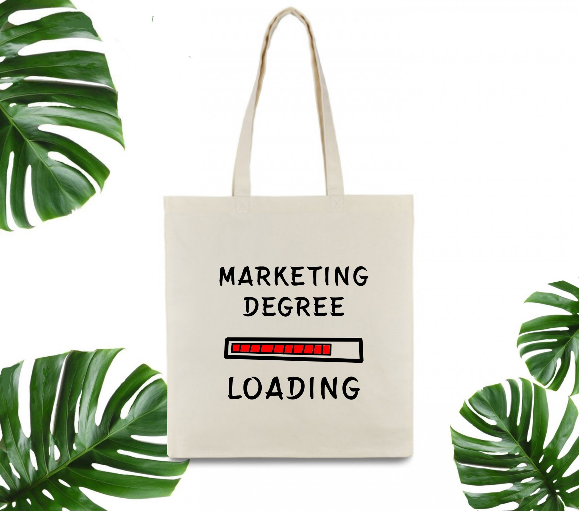 

Эко сумка шоппер marketing degree loading 37 х 41 см бежевая