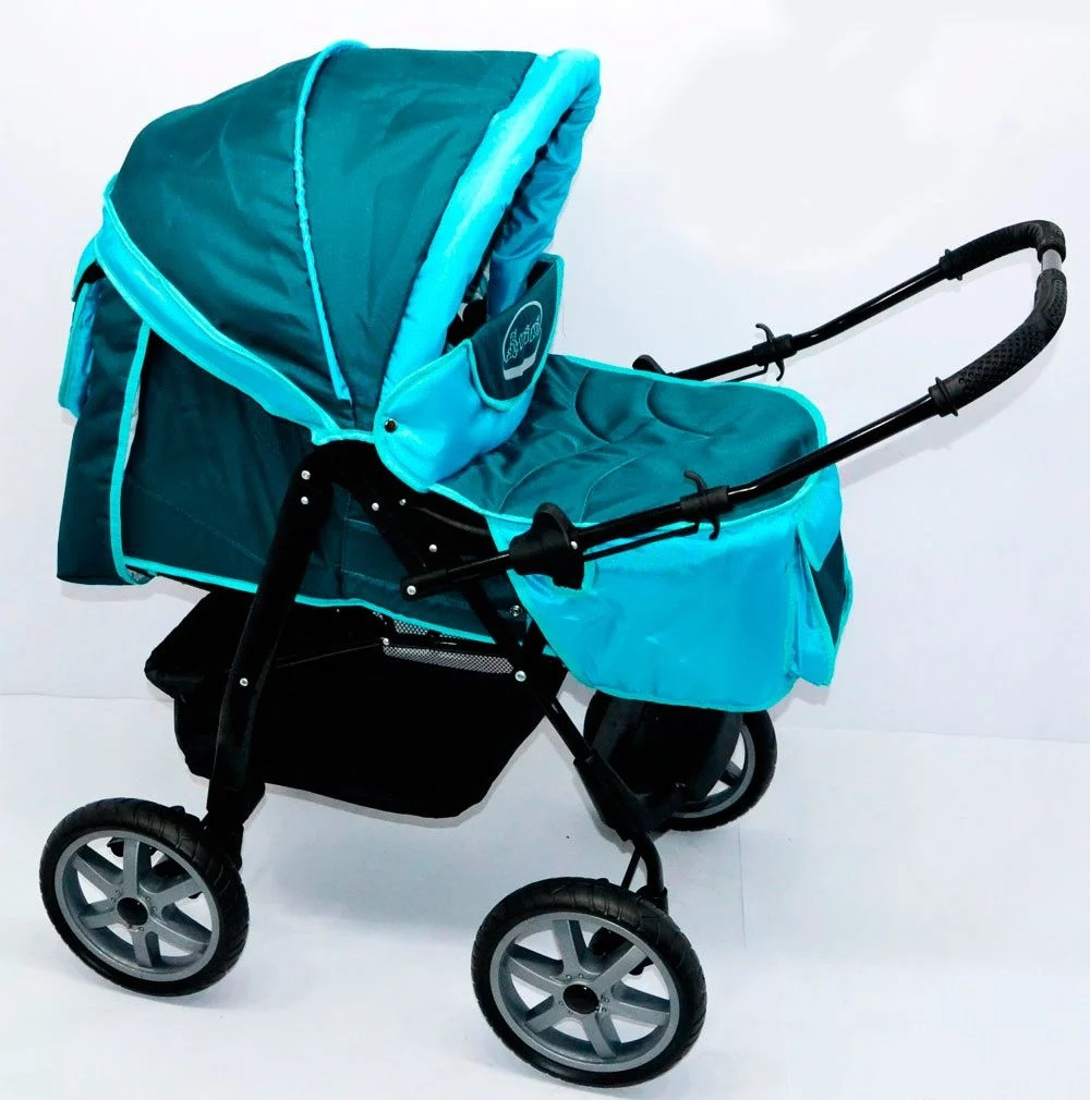

Коляска для детей Viki / 86- C 70 /бирюзовый 14533