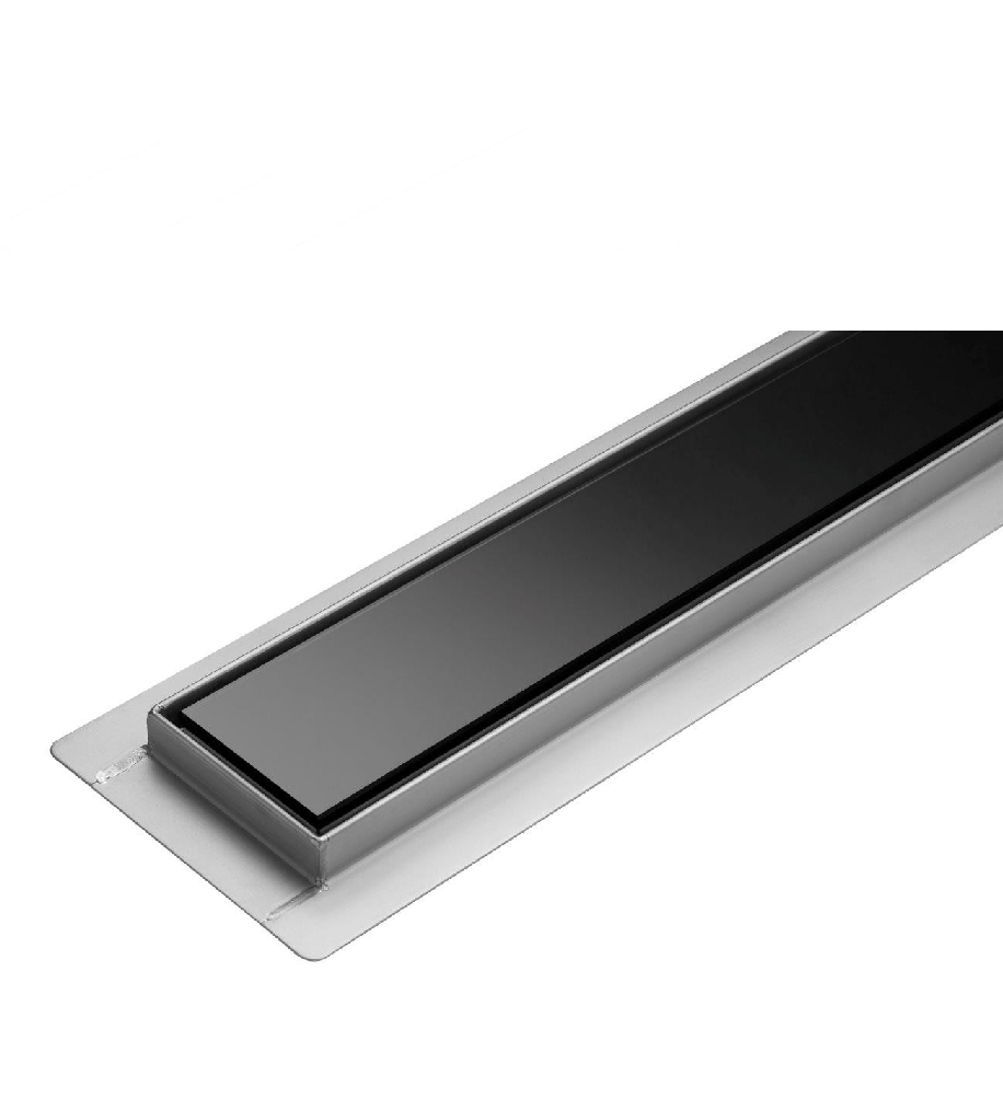 

Трап напольный из нержавеющей стали Fala Black Glass (900 мм х 70 мм) 75389