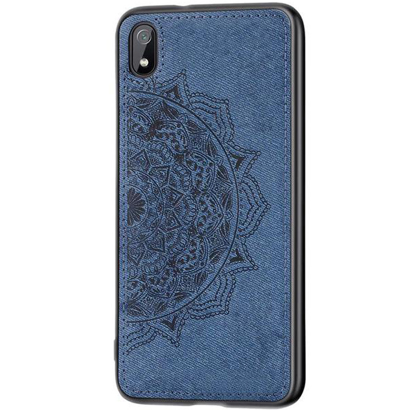 

TPU+Textile чехол Epik Mandala с 3D тиснением для Xiaomi Redmi 7A Синий