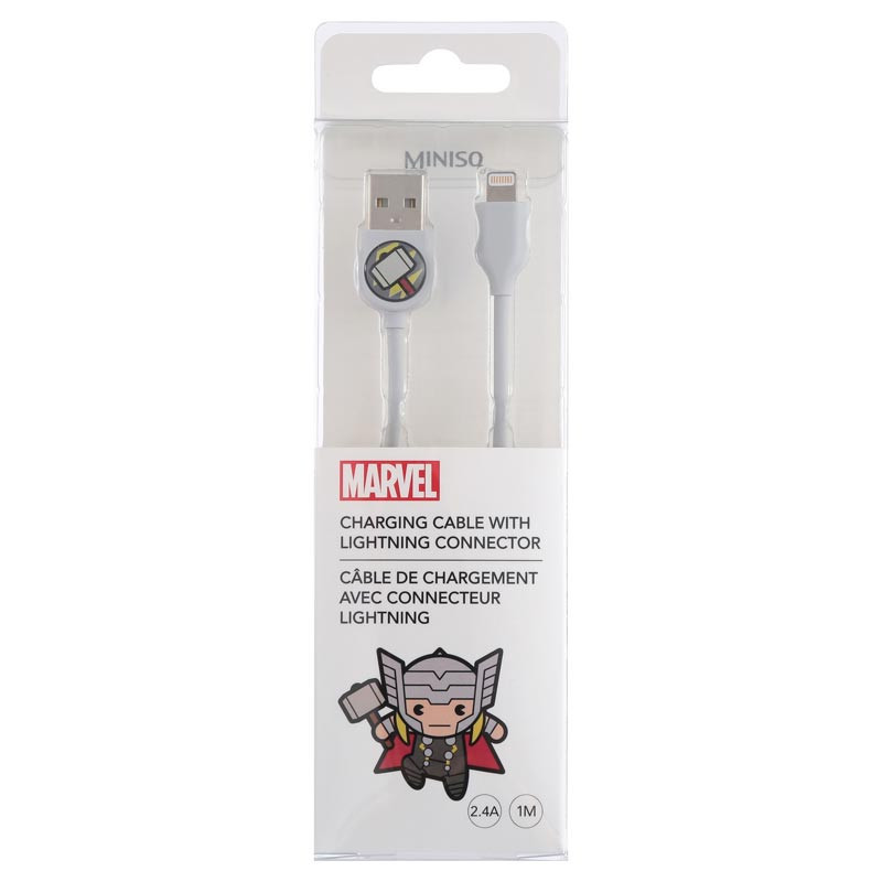 

Кабель Miniso Marvel USB to Apple Lightning 1 м Тор